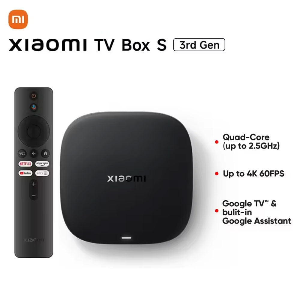 Xiaomi TV Box S 3rd Gen - 4K UHD Xiaomi TV Box S 3rd Gen - 4K UHD